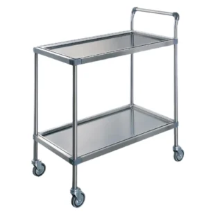 DRESSING TROLLEY WITH REMOVABLE TRAYS