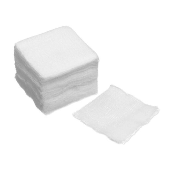Non-Woven Sponge 10cm x 10cm, 6 Ply | 100pcs | Sterile Medical Absorbent Pads for Wound Care, Dressing, and First Aid (Cat No: LMBD 12808) - Image 3